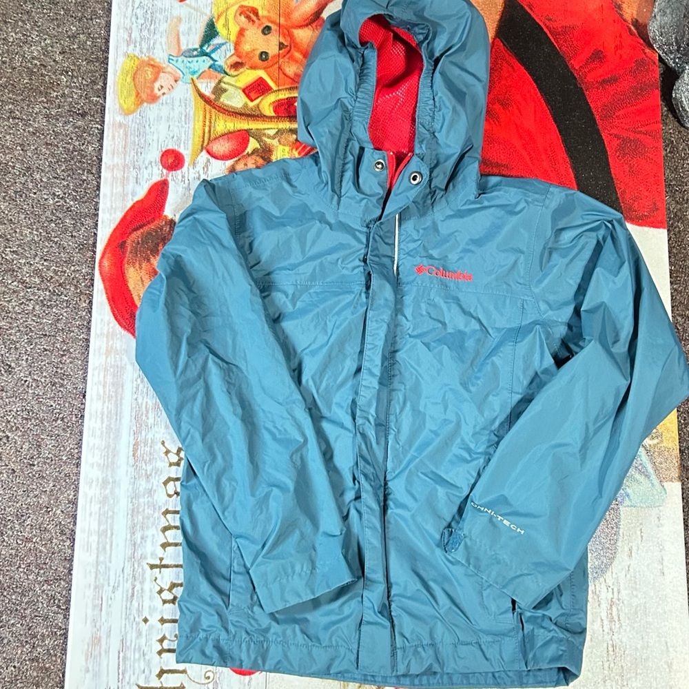 Columbia Teal and Red Jacket